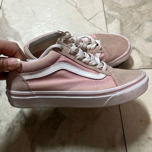 Pink old skool vans
